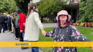 Pathways Abilities Society hosts inclusion event in front of City Hall [upl. by Auqinahs]