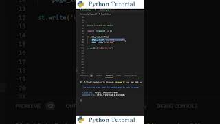 Change Streamlit Web App Name amp Icon  Python Tutorial [upl. by Yenor292]