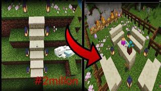 how to made sitting area🪑🧃🪵Minecraft sitting area sitting [upl. by Naenej]