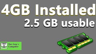 How To fix GB usable Ram Problem Virtual Memory Method  Quick Fix [upl. by Pastelki]