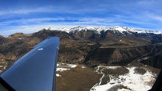 Landing at one of Colorados Most Challenging Airports [upl. by Anowahs]