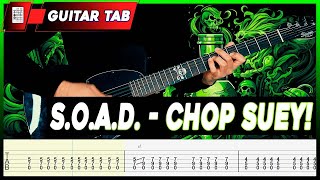 【SYSTEM OF A DOWN】 Chop Suey  cover by Masuka  LESSON  GUITAR TAB remake [upl. by Vassar986]