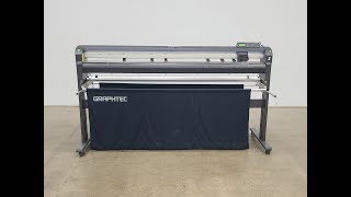 2015 Graphtec FC8600130 54quot Vinyl Cutter Plotter [upl. by Kassia]