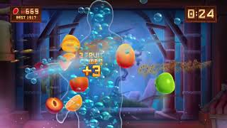 Fruit Ninja Kinect 2  Arcade Mode Gameplay 3 [upl. by Etezzil]