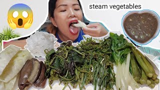 STEAMED VEGGIES MUKBANG  BEST FILIPINO FOOD  MUKBANG PHILIPPINES [upl. by Gare]