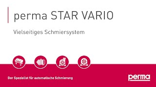 perma STAR VARIO  Vielseitiges Schmiersystem [upl. by Atipul77]