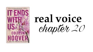 it ends with us audio book  chapter 20 real voice [upl. by Brandea32]