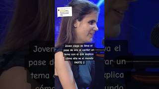 NIÑA CIEGA en GOT TALENT ESPAÑA se LLEVÓ EL PASE DE ORO con un tema que EXPLICA cómo VE EL MUNDO 2 [upl. by Aineles]