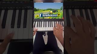 youtubeshorts piano colonnasonora music pianocover sigla siglatv carabinieri fiction [upl. by Amoihc]