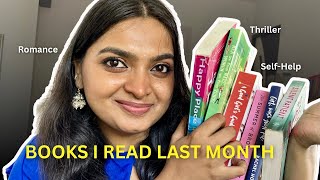 Let’s Talk About The BOOKS I Read Last Month 📚🍁 Malayalam [upl. by Adahsar]