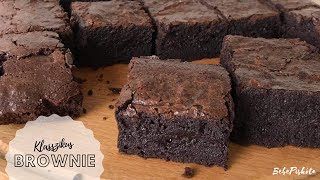 Klasszikus BROWNIE 🍫  a kedvenc csokis sütim❤️  BebePiskóta [upl. by Necyla]