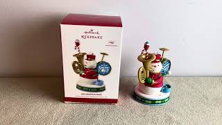 Hallmark keepsake ornament one snowman band magic sound motion music 2013 [upl. by Savage578]