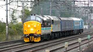 LSL ScotRail 37401 amp Speedlink 57003 on 5Z45 at South Kenton  23rd September 2024 [upl. by Ide]