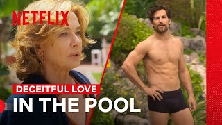 Gabriella amp Elia Jump in The Pool  Deceitful Love  Netflix Philippines [upl. by Regina875]