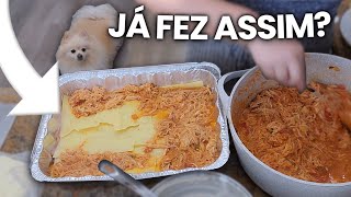 FIZ UMA LASANHA DELICIOSA RECEBEMOS A GALERA 😄 TIRAMOS TODOS OS PUXADORES MOSTREI NOSSO JANTAR [upl. by Alin]