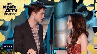 Robert Pattinson amp Kristen Stewart Share the Best Kiss Award  MTV Movie amp TV Awards [upl. by Hannahc135]