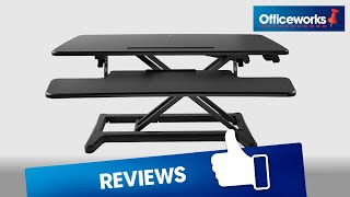 Matrix Large Sit Stand Desk Black Overview [upl. by Fasano]