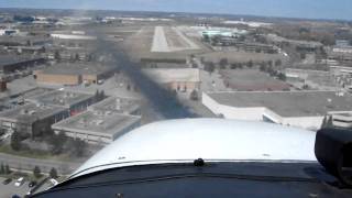 Cessna 172M Skyhawk CGKJJ Landing [upl. by Nedrob]