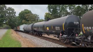 CSX M652 1871 Atlantic Coast Line in Stanley NC [upl. by Ahsehat]