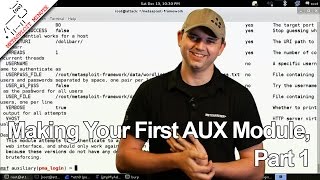 Making Your First AUX Module Part 1  Metasploit Minute Cyber Security Education [upl. by Tahmosh]