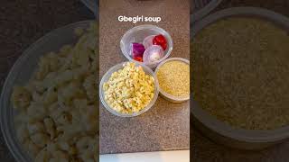 How to cook homemade GBEGIRI SOUP shortvideo shortvideo gbegirisoup [upl. by Melleta153]