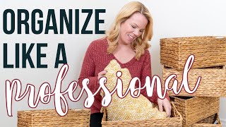 How to Organize Your Home like a Professional Organizer [upl. by Ramsay]