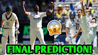 FINAL PREDICTION by Cricketers on India Vs Australia BGT 🔥 IND vs AUS 1st Test Cricket News Facts [upl. by Nosbig]