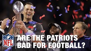 Are the Patriots Bad for Football  NFL  Around the NFL [upl. by Alhahs]