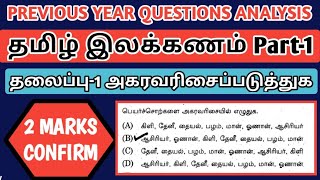 🎯Topic1  அகர வரிசைப்படுத்துதல் தமிழ் இலக்கணம்  Previous Question Analysis [upl. by Phil90]