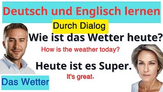 Deutsch und Englisch lernen A1A2 l Das Wetter [upl. by Kotto]