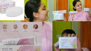 Darkspot Cream।Kozicare Skin Whitening Cream Review।amp How to use [upl. by Brockwell]