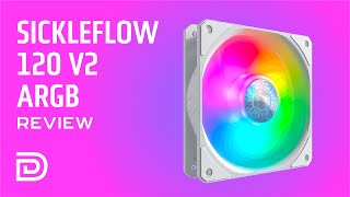 Cooler Master SickleFlow ARGB Fan Review [upl. by Aron]