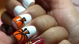 painting Halloween ghosts  happy nails Ep115 [upl. by Abigail]