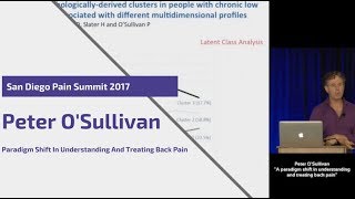 Peter OSullivan Paradigm Shift in Understanding amp Treating Back Pain  San Diego Pain Summit 2017 [upl. by Aiveneg180]