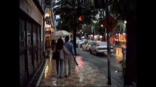 1991 高崎 一日の散策散歩 雨の日 Takasaki Long Walkabout 910914 [upl. by Elihu926]