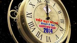 New year countdown Clock 2014 Project for TienDatResort [upl. by Aitnom641]