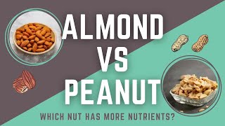 almond vs peanut which one has more nutrition [upl. by Oyam]