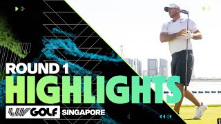 FULL HIGHLIGHTS LIV Golf Singapore  Round 1  2024 [upl. by Palmer]