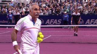 Haarhuis  Eltingh vs Bahrami  Bruguera  AFAS Tennis Classics 2014 [upl. by Lindahl]