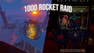 THE LARGEST RAID ON RUSTORIA US LONG 3 TEAMS 40v25  RUST [upl. by Galvan]