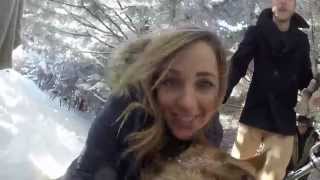 GoPro Our Snowy Wedding from our dogs perspective [upl. by Ula]