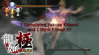 I Completed Yakuza Kiwami and I think I liked it  Platinum Trophy and Game Completion Review [upl. by Aridni]