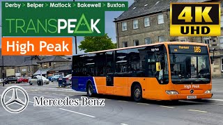 High Peak Buses TransPeak Derby to Buxton via Belper Ambergate Matlock MercedesBenz Citaro O530 [upl. by Emoryt461]