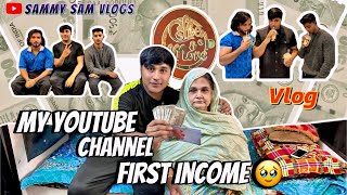 My First YouTube Payment  Sammy Sam Vlogs  Hyderabad  2024 [upl. by Asilim]