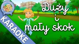 KARAOKE – Duży i mały skok – WYGIBASY TV  piosenki dla dzieci [upl. by Lewis]