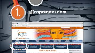 Instructivo de uso de rnpdigitalcom  Registro Nacional [upl. by Mendelson]