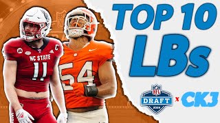 The Top 10 Linebackers In The 2024 NFL Draft [upl. by Rexer421]