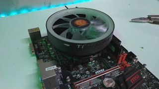 DISIPADOR Thermaltake UX100 ARGB  Unboxing  Instalación  ChoChe 7w7 [upl. by Prunella487]