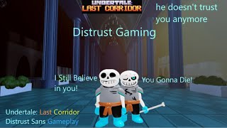 Undertale Last Corridor  Distrust Sans Gameplay  Roblox roblox undertalelastcorridor [upl. by Joycelin]