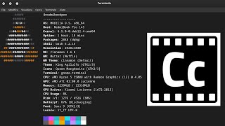 Install Cinecred in Linux MODICIA OS calamares configure linux technology [upl. by Lancey]